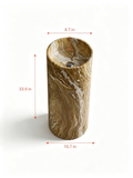 Deep bowl artificial stone pedestal sink quality control, factory direct JC/T 2116 certified